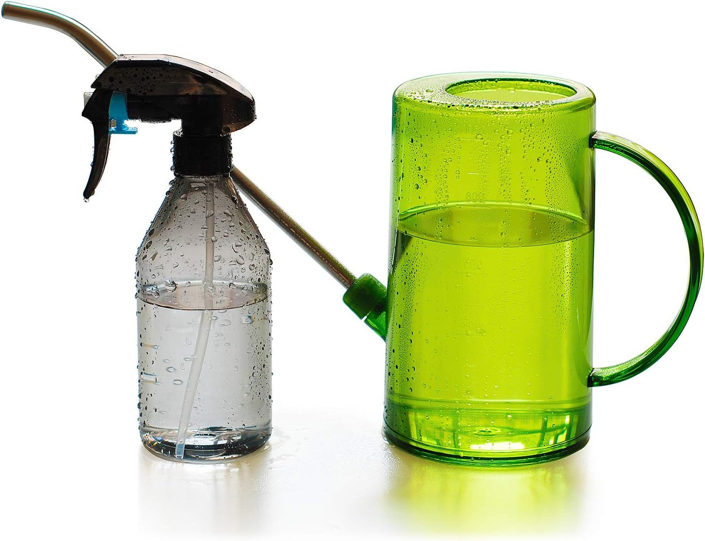 Regadera interior con boquilla larga 1 litro y botella espray