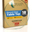 Mesa redonda vidrio templado 18" 1/2" grosor