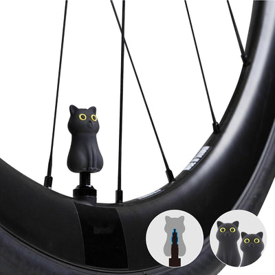 Tapón válvula neumático gato dibujos animados 2uds