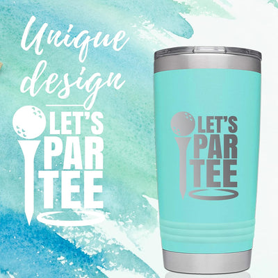 Vaso golf 20oz verde azulado Let's Partee