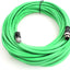 Cable Ethernet Cat5e M12 a RJ45 25m Verde