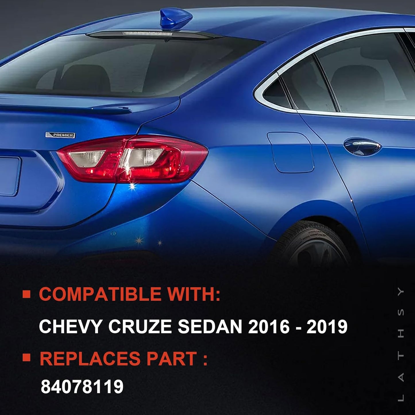Luz trasera derecha Chevy Cruze 16-19