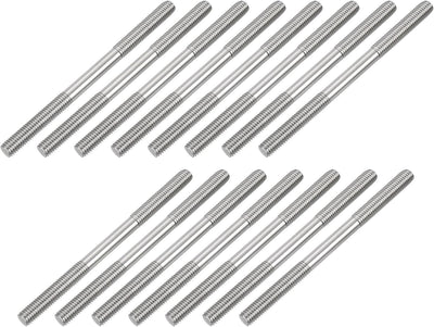 Tornillo acero inox M8x120mm doble extremo para casa