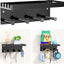 Soporte correa perro pared ganchos metal