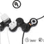 Protector sobretensiones 4 tomacorrientes 2 USB 6ft negro