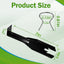 Herramienta extracción manija ventana 10pzas clip metal