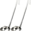 2 Pzas Cucharón Sopa Acero Inox Espátula Salsa