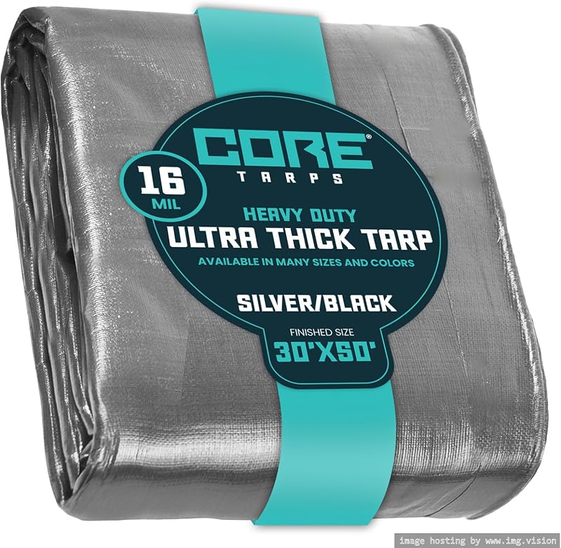 Lona polietileno 30x50pies impermeable UV resistente