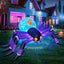 Araña inflable Halloween 8ft con LED llama 3 colores