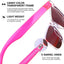 Gafas sol mujer marco cuadrado UV400 lentes espejadas