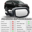 Espejo lateral Honda CRV 17-22 con señal giro calentada BSD