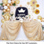 Mantel lentejuelas 50x80pulg color dorado bodas fiestas