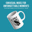 Taza Cerámica Cuervo Humor Sarcástico 11oz Blanco