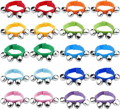 20 Pack Campanas Muñeca Navidad 10 Colores Escuela Fiesta