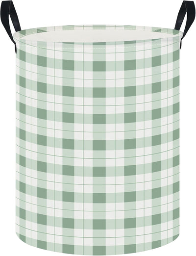 Cesta lavandería grande impermeable plegable rejilla verde