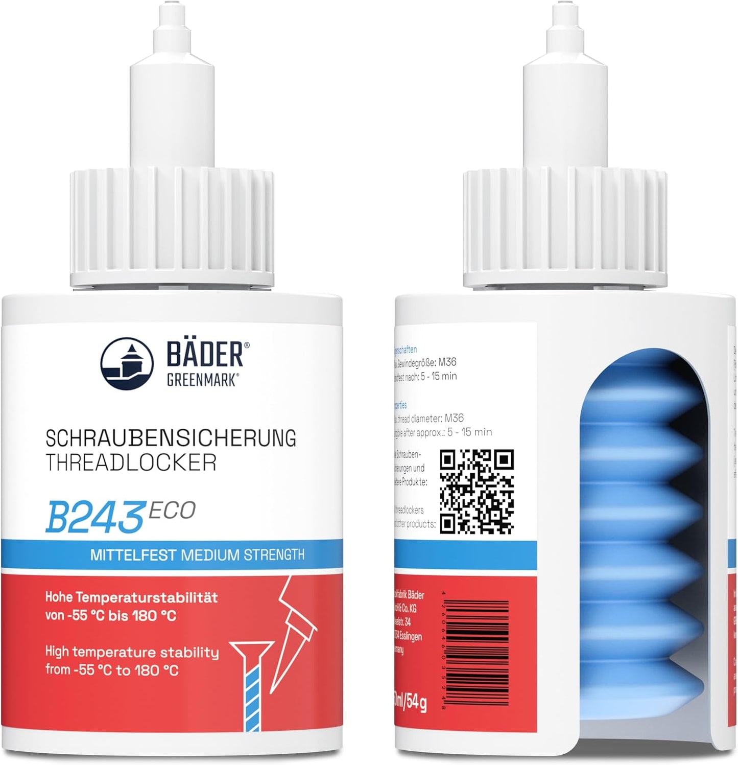 Adhesivo para tornillos Mittelfest 1.7oz