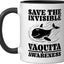 Taza Cerámica Vaquita Animal Rights Negro/Blanco