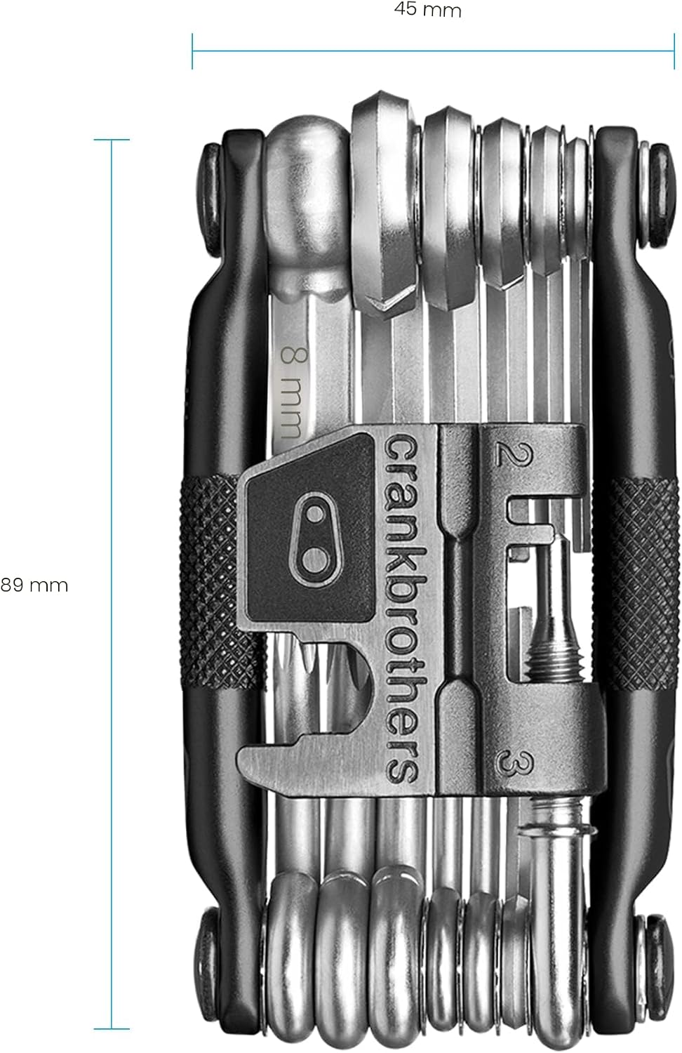 Herramienta Multiusos M19 Negro Mate