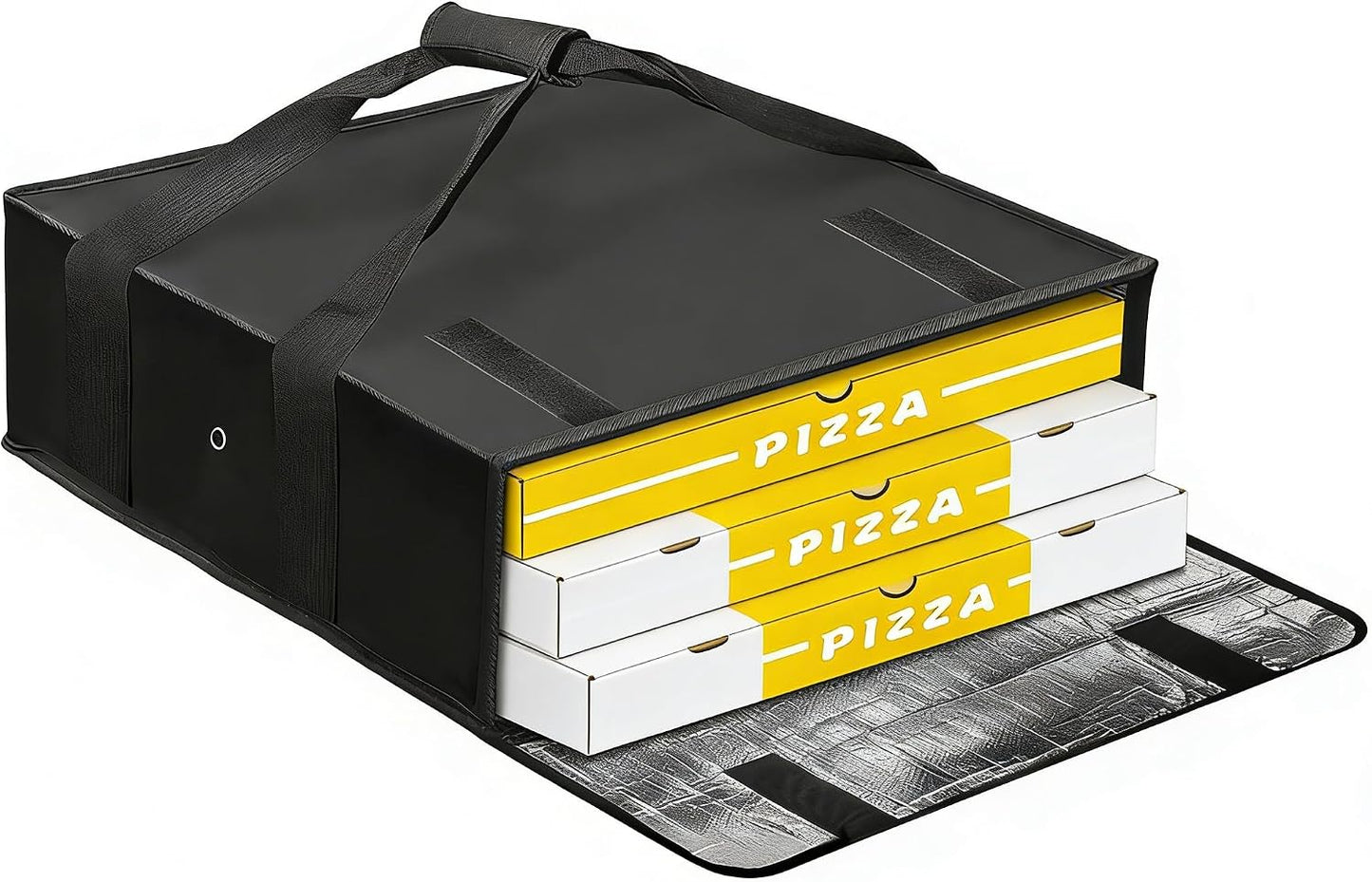 Bolsa comida pizza con correas impermeable fiesta picnic