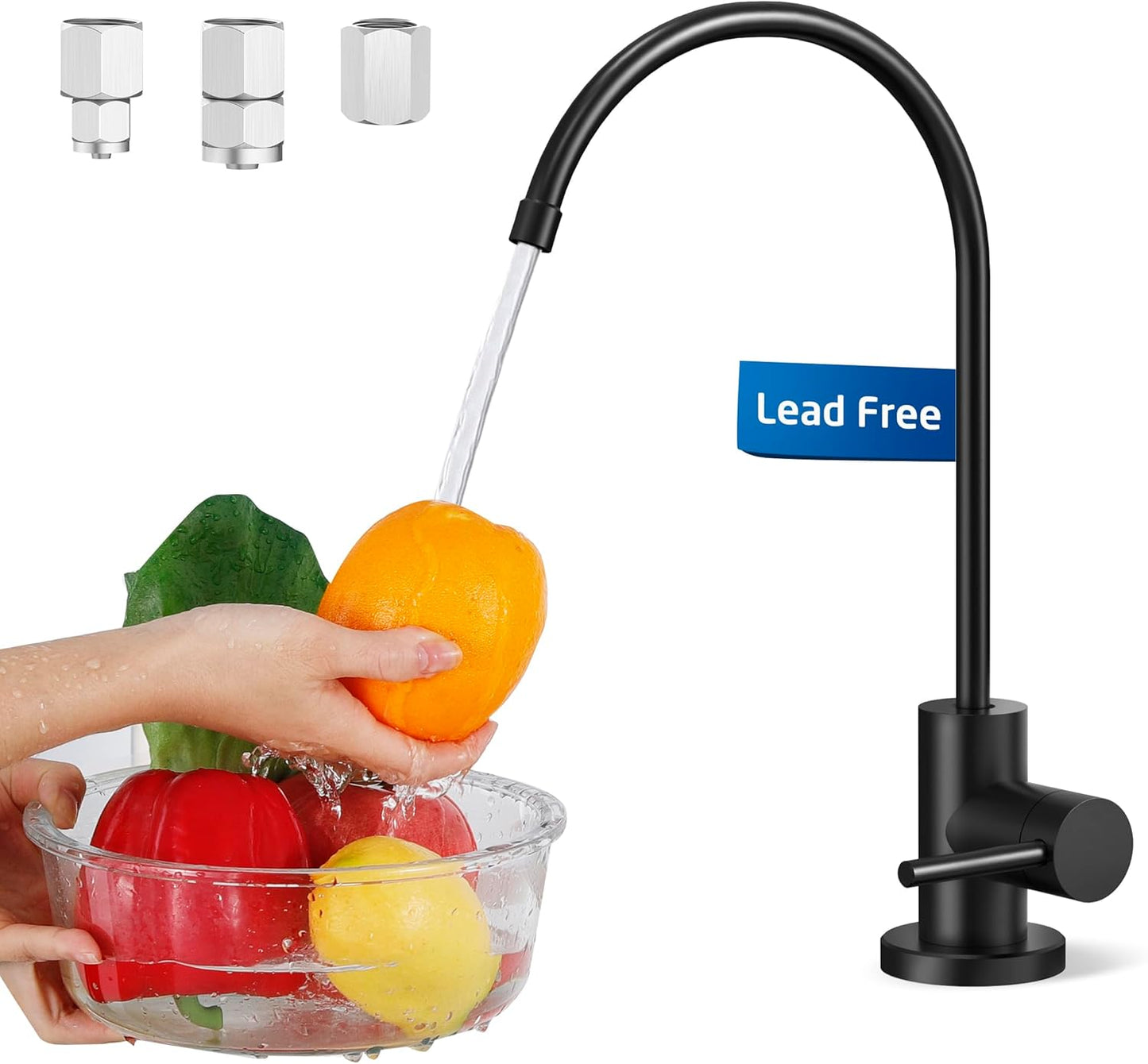 Grifo agua ósmosis inversa acero inox NSF fregadero cocina