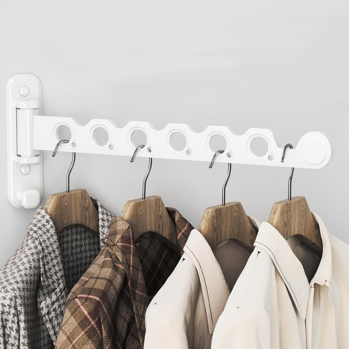 Perchero plegable para colgar ropa dormitorio