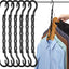 Pack 20 perchas mágicas plástico para ropa pesada dormitorio