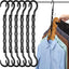 Pack 20 perchas mágicas plástico para ropa pesada dormitorio