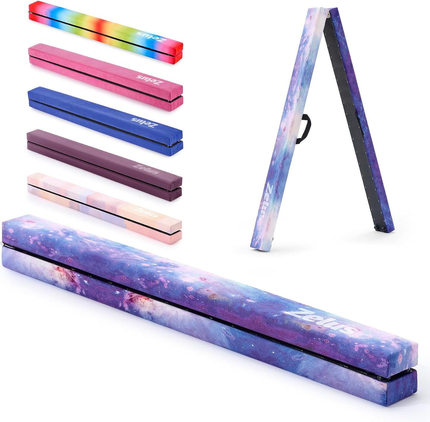 Viga equilibrio gimnasia plegable 8' asas base antiderrap
