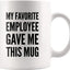 Taza cerámica blanco 11oz texto inglés