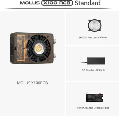 Luz RGB profesional 2500K~10000K CRI≥95