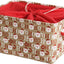Cestas Navidad vacías con asas contenedor regalo plegable