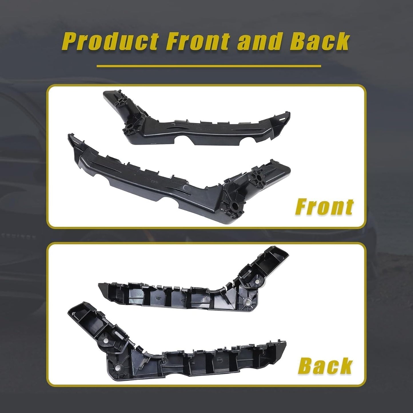 Set 2 Retenedores Parachoques Chevrolet Equinox 10-17