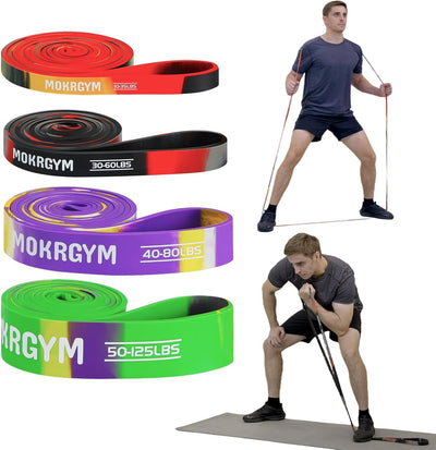 Cintas de resistencia caucho natural para gimnasio y hogar