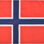 Bandera Noruega 2x3ft Nylon 210D para exteriores