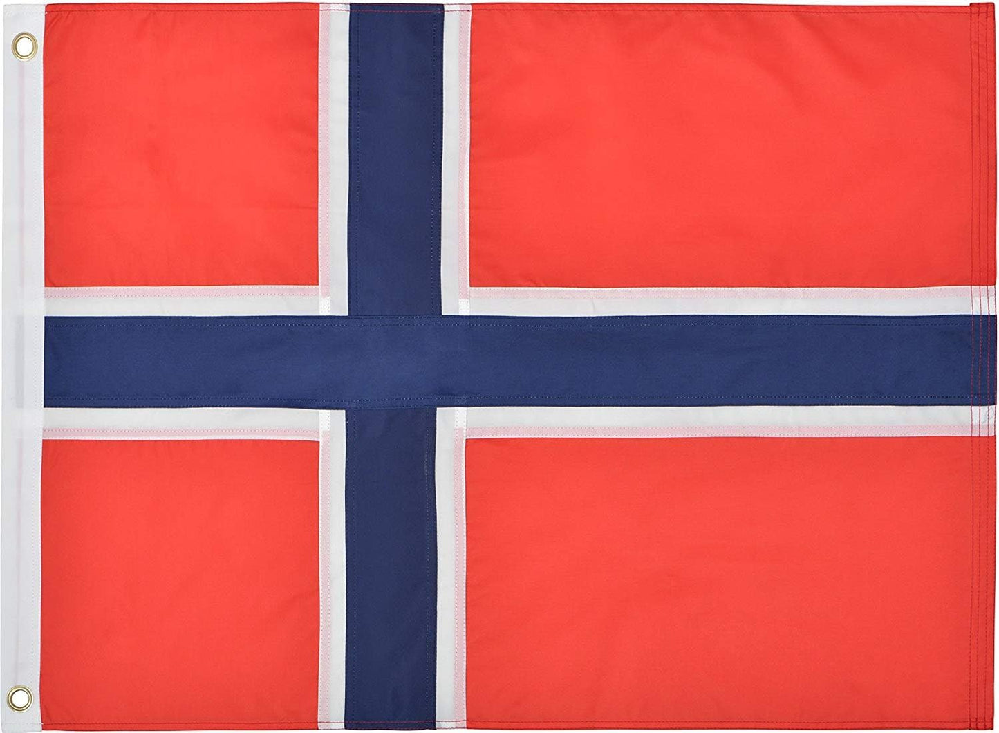 Bandera Noruega 2x3ft Nylon 210D para exteriores