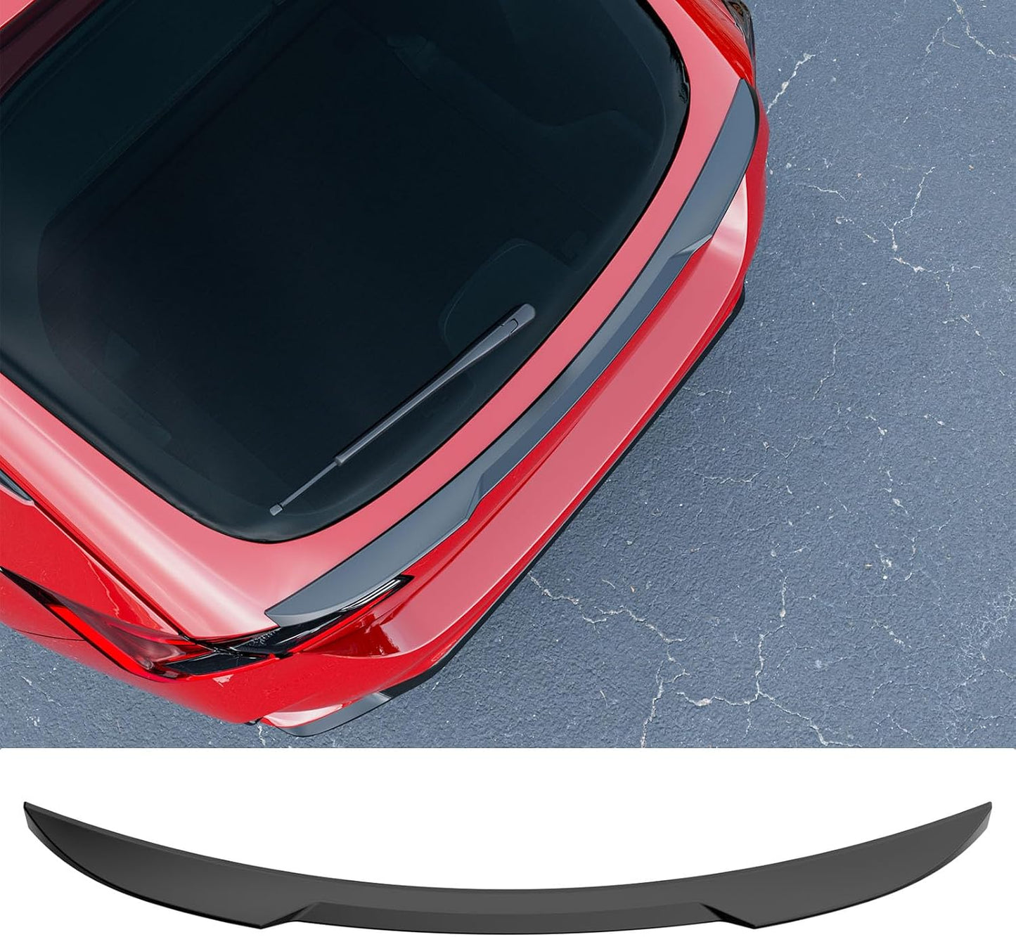 Alerón trasero comp Honda Civic 22-26 negro mate