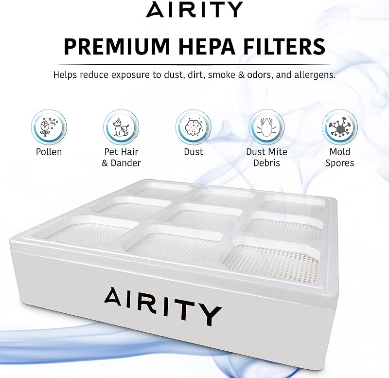Set 3 filtros purificador aire IQAir HealthPro