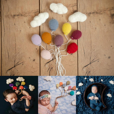 Accesorios fieltro para fotos recién nacidos y bebés