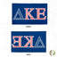 Bandera fraternidad DKE 3x5ft decoración griega