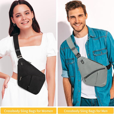 Bolso bandolera antirrobo para hombre y mujer