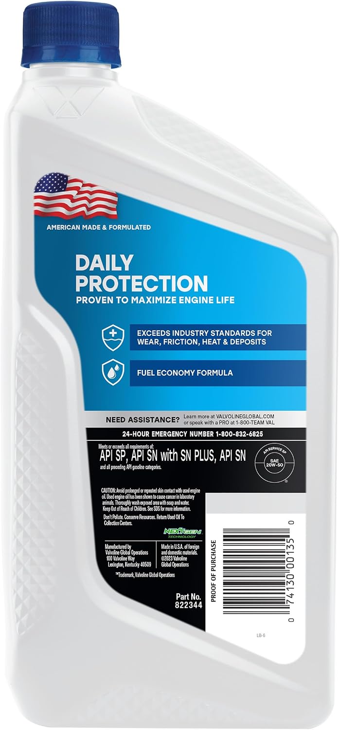 Aceite motor convencional 20W-50 1qt