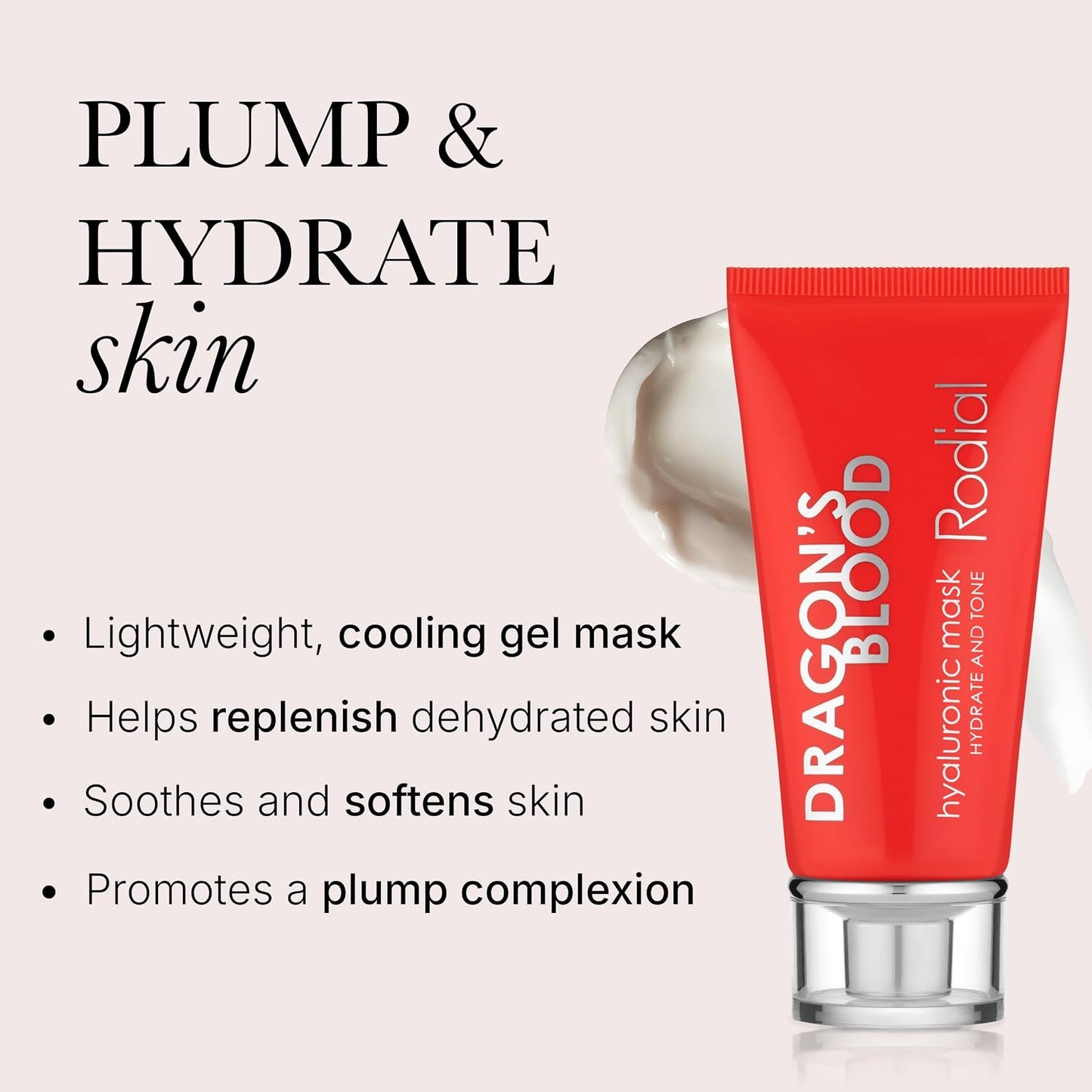 Máscara hialurónica sangre dragones 1.7oz piel deshidratada