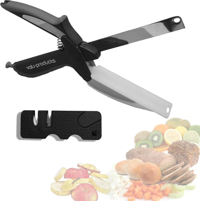 Cortador de verduras y frutas inteligente con tabla y cuchillos