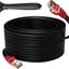 Cable Ethernet Cat7 blindado 10 Gbps 300pies