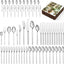 Set 65 Pzas Cubiertos y Utensilios para Servir con Caja