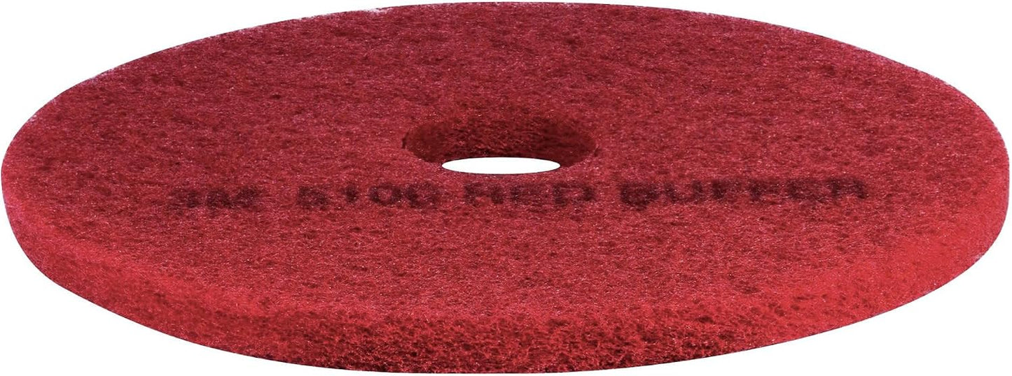 Almohadilla pulido piso máquina rojo 5 pzas
