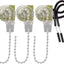 3 Pzas Interruptor Ventilador Techo ZE-109 Cadena Tracción