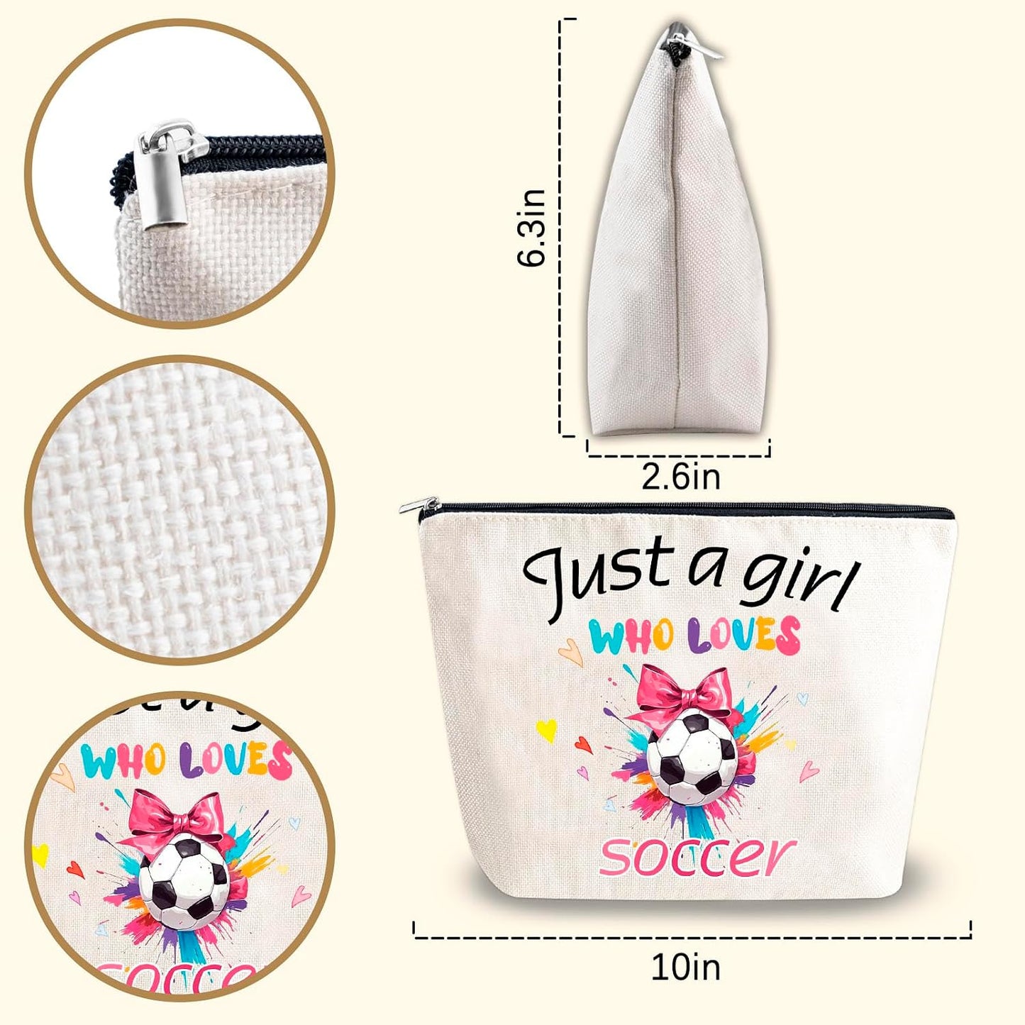 Bolsa maquillaje viaje para mujer regalo mamá hija hermana