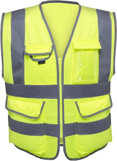 Chaleco seguridad ANSI Clase 2 7 bolsillos