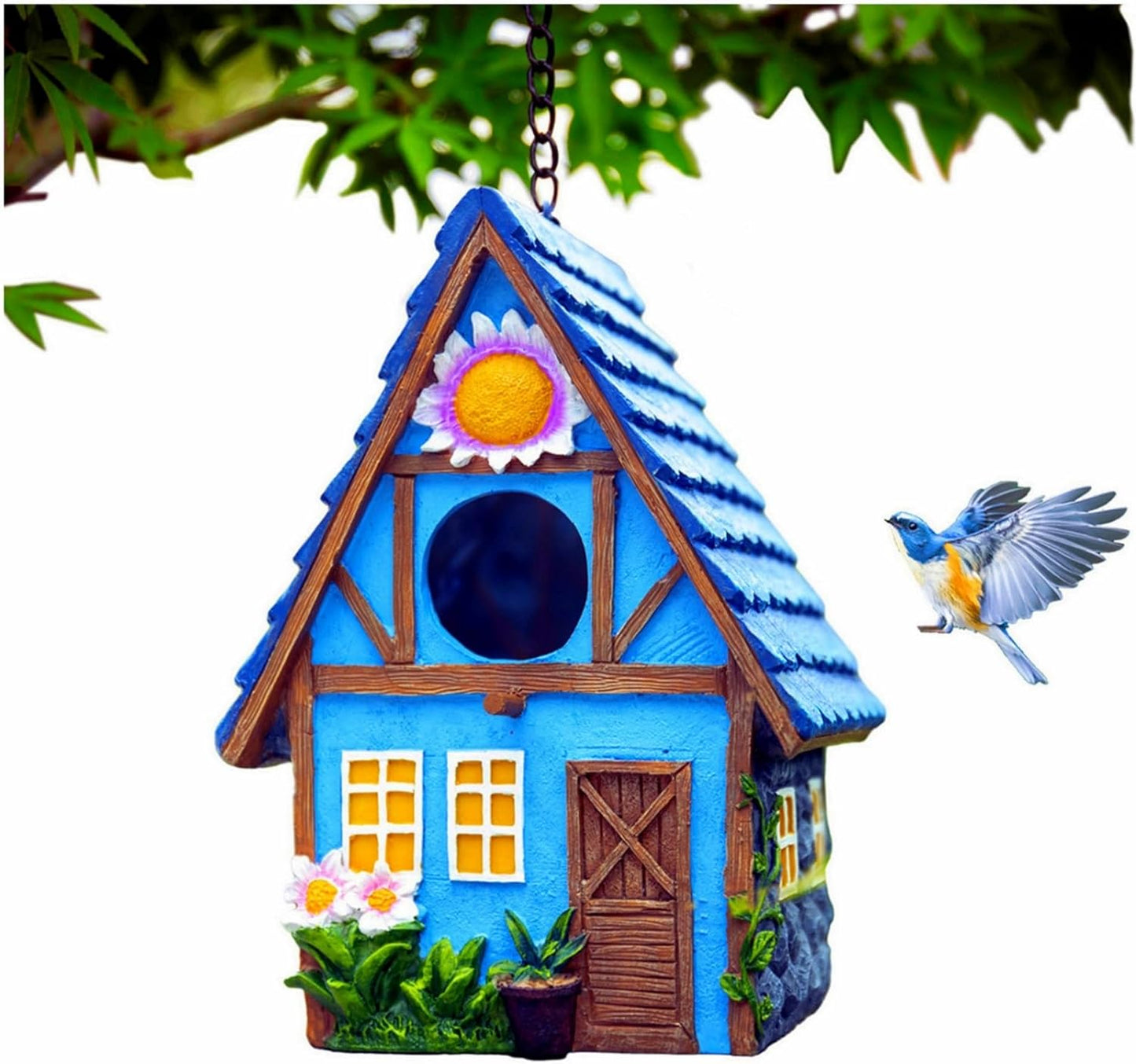 Casa para pájaros exterior colgar jardín pinzones colibrí